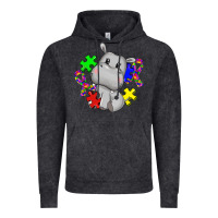 Autism Hippopotamus Vintage Hoodie | Teevron