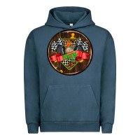 Pigment Midnight Navy race coasters Urban Hoodie - AdoDesignShop
