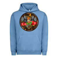 Pigment Pebble Blue race coasters Urban Hoodie - AdoDesignShop