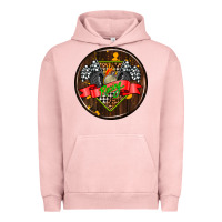 Pigment Salmon race coasters Urban Hoodie - AdoDesignShop
