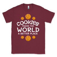 Burgundy funny cookie lover baking cookies baker candy gift Classic Tee - trangStudio