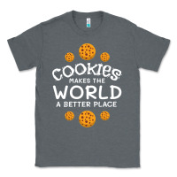 Charcoal Heather funny cookie lover baking cookies baker candy gift Classic Tee - trangStudio