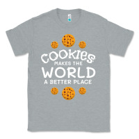 Heather Grey funny cookie lover baking cookies baker candy gift Classic Tee - trangStudio