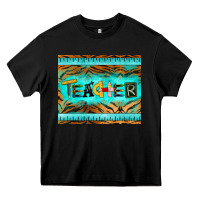 Black teacher mousepad Heavy Core Tee - BarkalooDesign