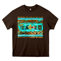 Chocolate Brown teacher mousepad Heavy Core Tee - BarkalooDesign
