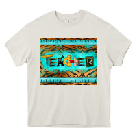 Cream teacher mousepad Heavy Core Tee - BarkalooDesign