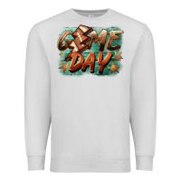 Dove Grey game day  lightning football Premium Sweatshirt - BarkalooDesign
