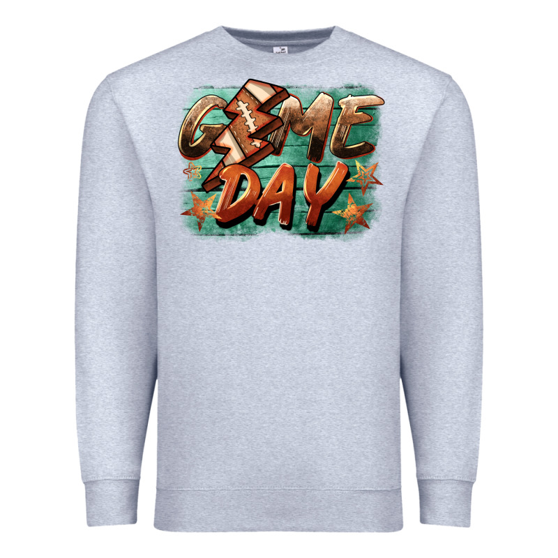 Game Day  Lightning Football Premium Sweatshirt by BarkalooDesign | Teevron