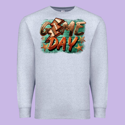 Game Day  Lightning Football Premium Sweatshirt Designed By Barkaloodesign
