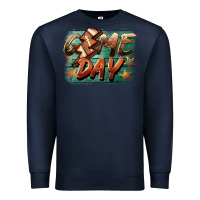 Navy game day  lightning football Premium Sweatshirt - BarkalooDesign