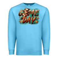 Ocean Blue game day  lightning football Premium Sweatshirt - BarkalooDesign