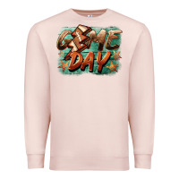 Pale Pink game day  lightning football Premium Sweatshirt - BarkalooDesign