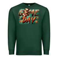 Sports Green game day  lightning football Premium Sweatshirt - BarkalooDesign