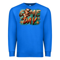 True Royal game day  lightning football Premium Sweatshirt - BarkalooDesign