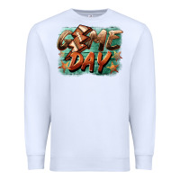 White game day  lightning football Premium Sweatshirt - BarkalooDesign