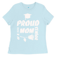 Baby Blue Proud Mom Of A 2020 Senior Ladies Tee - Bettercallsaul