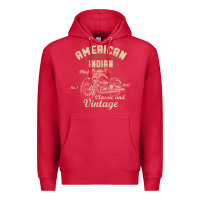 Cardinal Retro Vintage American Motorcycle Indian for Old Biker Premium Hoodie - trangStudio