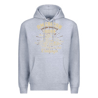 Heather Grey Retro Vintage American Motorcycle Indian for Old Biker Premium Hoodie - trangStudio