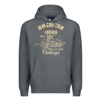 Rock Retro Vintage American Motorcycle Indian for Old Biker Premium Hoodie - trangStudio