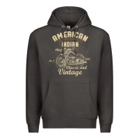 Smoke Retro Vintage American Motorcycle Indian for Old Biker Premium Hoodie - trangStudio