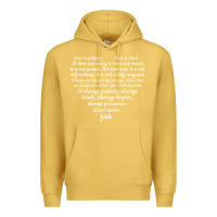 Antique Gold Love is patient Love is Kind 1 Corinthians 1348 Premium Hoodie - trangStudio