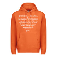 Carrot Love is patient Love is Kind 1 Corinthians 1348 Premium Hoodie - trangStudio