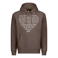 Coffee Love is patient Love is Kind 1 Corinthians 1348 Premium Hoodie - trangStudio