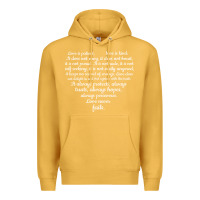 Mustard Love is patient Love is Kind 1 Corinthians 1348 Premium Hoodie - trangStudio