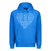 True Royal Love is patient Love is Kind 1 Corinthians 1348 Premium Hoodie - trangStudio