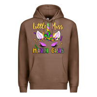 Chestnut little miss mardi gras Premium Hoodie - LillyAllenDesigns