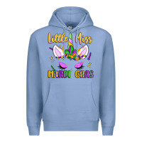 Colony Blue little miss mardi gras Premium Hoodie - LillyAllenDesigns