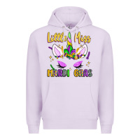Lilac little miss mardi gras Premium Hoodie - LillyAllenDesigns