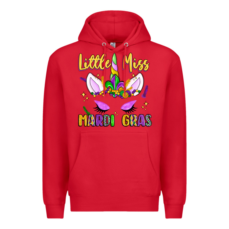 Little Miss Mardi Gras Premium Hoodie by LillyAllenDesigns | Teevron