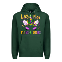 Sports Green little miss mardi gras Premium Hoodie - LillyAllenDesigns