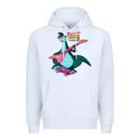 White Denver rock Denver The Last Dinosaur Classic Essential for a gift Premium Hoodie - trangStudio