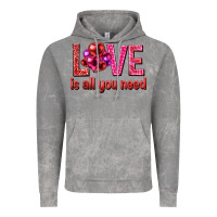 Cloud Rock Love is all you need Valentine's Day Vintage Hoodie - HowdyJamesFarm
