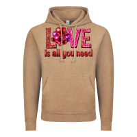 Love Is All You Need Valentine's Day Vintage Hoodie | Teevron