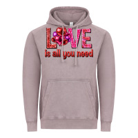 Vintage Zinc Love is all you need Valentine's Day Vintage Hoodie - HowdyJamesFarm