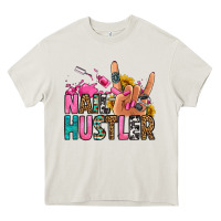 Cream nail hustler Heavy Core Tee - Jasminsmagicworld