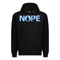 Black NOPE  Blue Magic  Island Mana Symbol Premium Hoodie - trangStudio
