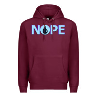 Burgundy NOPE  Blue Magic  Island Mana Symbol Premium Hoodie - trangStudio