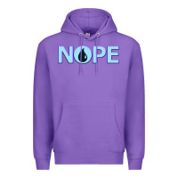 Purple NOPE  Blue Magic  Island Mana Symbol Premium Hoodie - trangStudio