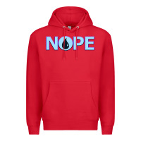 Red NOPE  Blue Magic  Island Mana Symbol Premium Hoodie - trangStudio