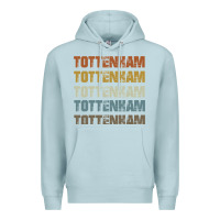 Blue Mist Retro Vintage Tottenham London Premium Hoodie - trangStudio