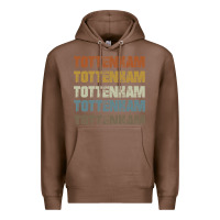 Chestnut Retro Vintage Tottenham London Premium Hoodie - trangStudio