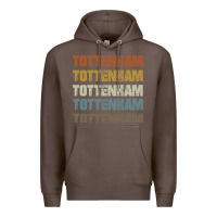 Coffee Retro Vintage Tottenham London Premium Hoodie - trangStudio