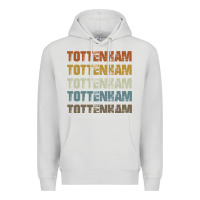 Dove Grey Retro Vintage Tottenham London Premium Hoodie - trangStudio