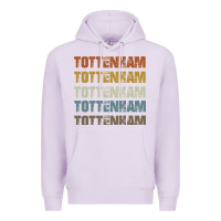 Lilac Retro Vintage Tottenham London Premium Hoodie - trangStudio