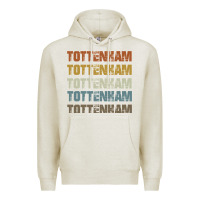 Oatmeal Heather Retro Vintage Tottenham London Premium Hoodie - trangStudio