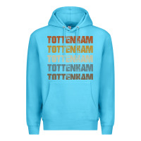 Ocean Blue Retro Vintage Tottenham London Premium Hoodie - trangStudio